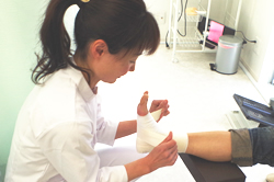 調布の整骨院・接骨院 きょうこ整骨院は捻挫などの外傷を得意としております